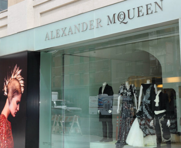 Alexander McQueen store on West 14th Street in the Meatpacking