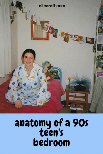 Anatomy Of A 90s Teen Girl S Bedroom By Elle Croft   90s Teen Bedroom 330x495 